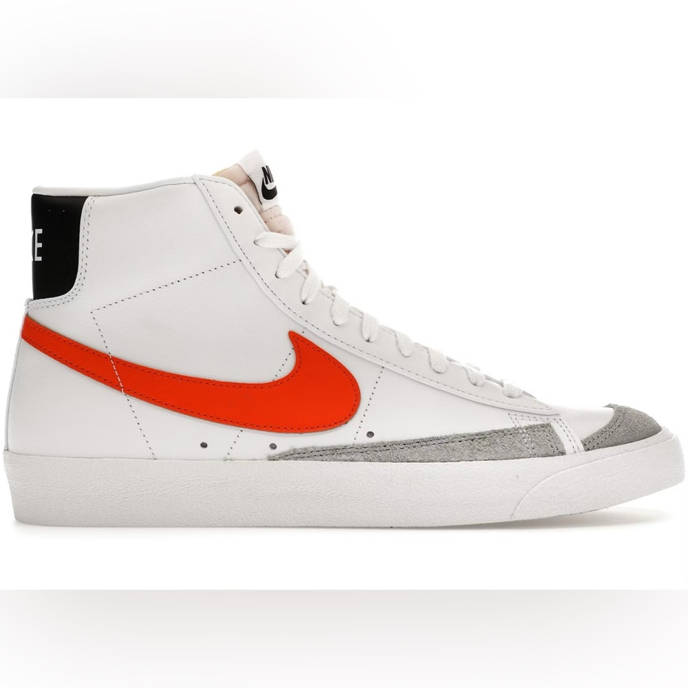 Nike - Blazer Mid '77 Vintage White Safety Orange Black - size 10.5